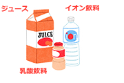 ジュース・イオン飲料・乳酸飲料
